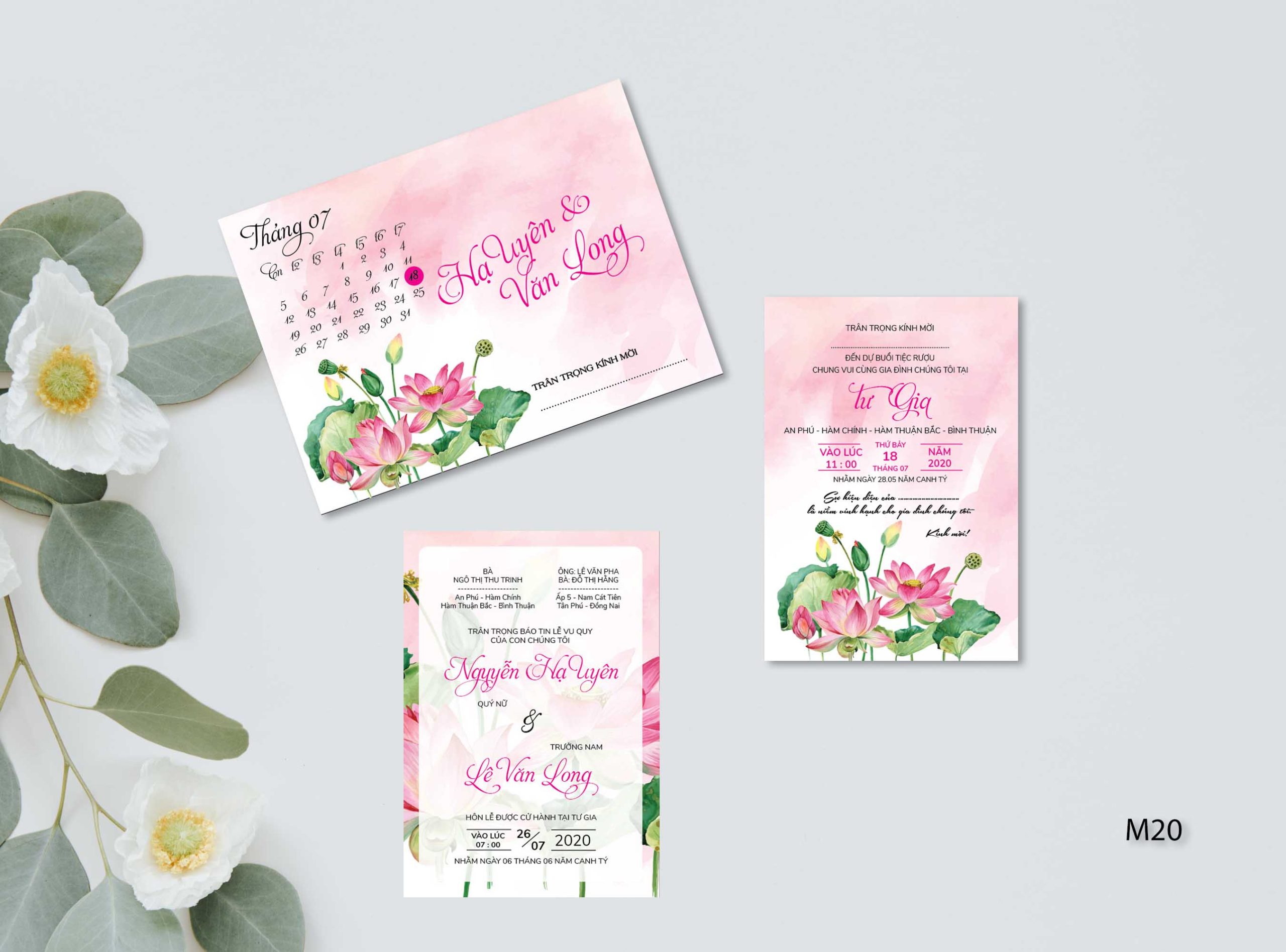 Save the date wedding invitation card mockup